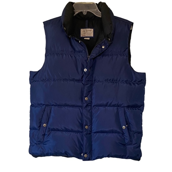 J. Crew Other - J Crew Down & Feather Filled All Weather Utility Puffer Vest Sz Small